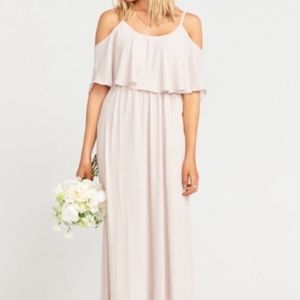 Caitlin Ruffle Maxi “Show Me Your Ring" Crisp